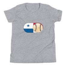 Load image into Gallery viewer, Baseball Mode - Panama Flag - Youth Short Sleeve T-Shirt