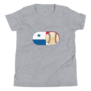 Baseball Mode - Panama Flag - Youth Short Sleeve T-Shirt