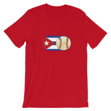 Load image into Gallery viewer, Baseball Mode -No Words - Cuba Flag - Short Sleeve T-Shirt