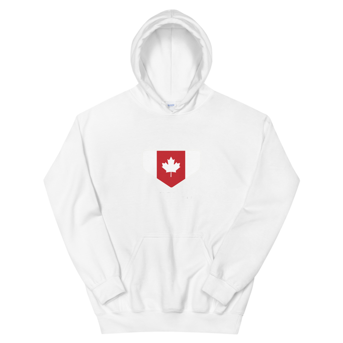 This is My Home - Homeplate Canada Flag - Hooded Sweatshirt