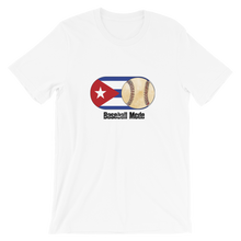 Load image into Gallery viewer, Baseball Mode- Cuba Flag Dirt Ball - Short-Sleeve T-Shirt