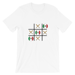 Baseball Winner Game - TTT - Mexico Flag - Short-Sleeve T-Shirt