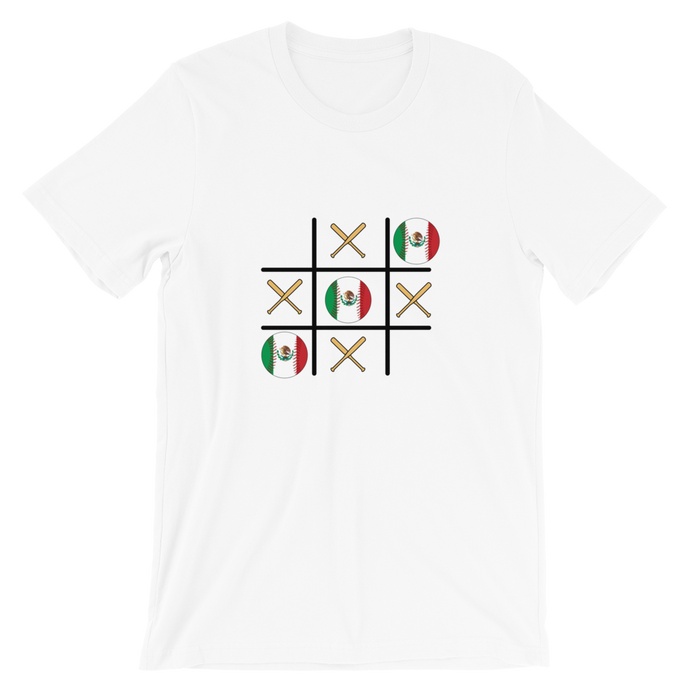 Baseball Winner Game - TTT - Mexico Flag - Short-Sleeve T-Shirt