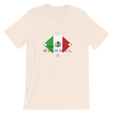 Load image into Gallery viewer, My life is Beisbol - Mexico Flag - Short-Sleeve T-Shirt
