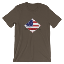 Load image into Gallery viewer, My Life is Beisbol - USA Flag - Short-Sleeve T-Shirt