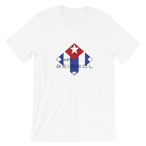 My Life is Beisbol - Cuba Flag - Short-Sleeve T-Shirt
