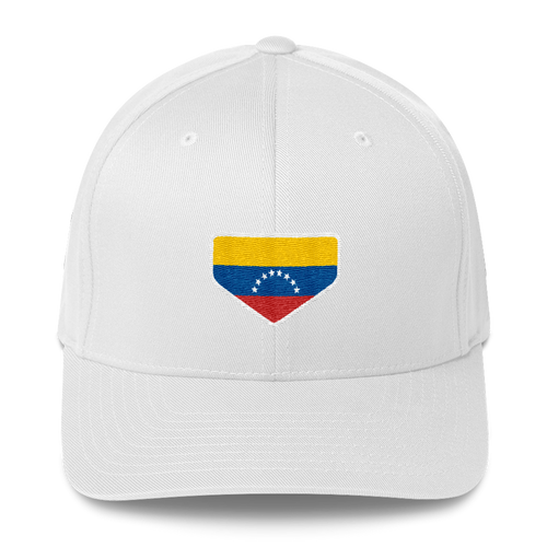 Baseball Homeplate - Venezuela Flag - Structured Twill Cap