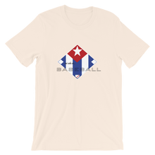 Load image into Gallery viewer, Mi Vida es Baseball - Cuba Flag - Short-Sleeve T-Shirt