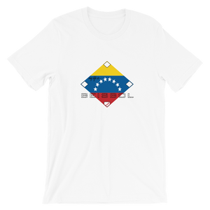 My Life is Beisbol - Venezuela Flag - Short-Sleeve T-Shirt
