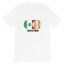 Load image into Gallery viewer, Baseball Mode - Mexico Flag Dirt Ball - Short-Sleeve T-Shirt