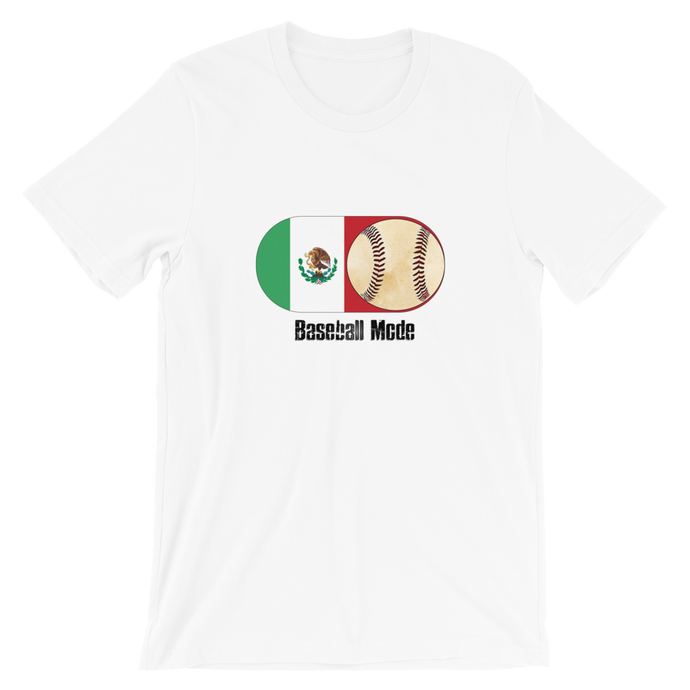 Baseball Mode - Mexico Flag Dirt Ball - Short-Sleeve T-Shirt
