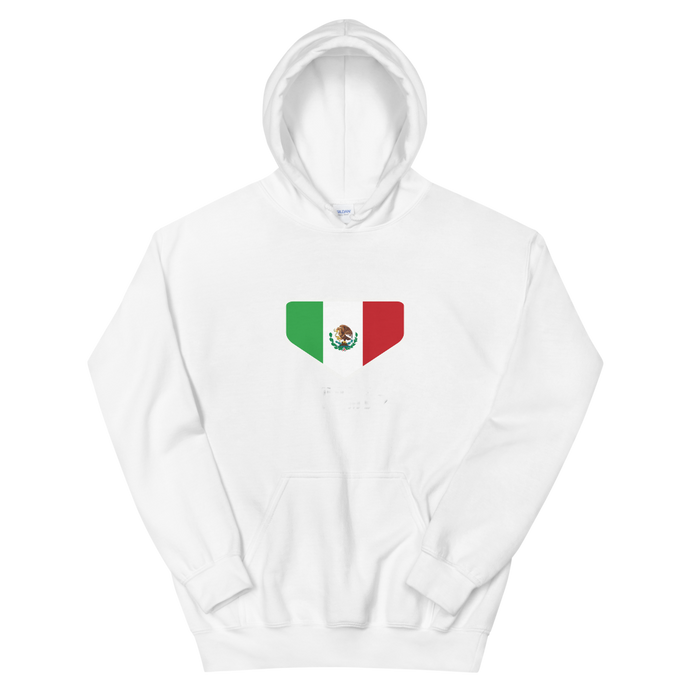 This is My Home - Homeplate Mexico Flag - Hooded Sweatshirt