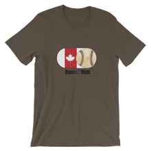 Load image into Gallery viewer, Baseball Mode - Canada Flag Dirt Ball - Short-Sleeve T-Shirt