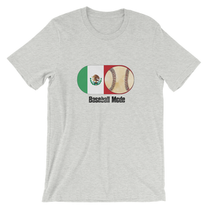 Baseball Mode - Mexico Flag Dirt Ball - Short-Sleeve T-Shirt