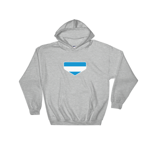 This is My Home - Homeplate Nicaragua Flag - Hooded Sweatshirt