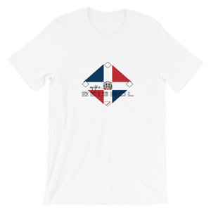My Life is Beisbol - RD Flag - Short-Sleeve T-Shirt