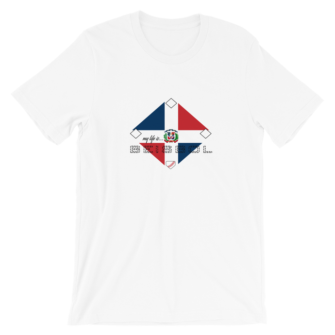 My Life is Beisbol - RD Flag - Short-Sleeve T-Shirt