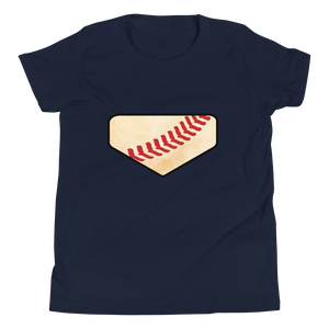 Homeplate Stitch - Dirt Logo - Youth Short Sleeve T-Shirt