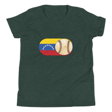 Load image into Gallery viewer, Baseball Mode - Venezuela Flag - Youth Short Sleeve T-Shirt