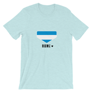 This is My Home - Nicaragua Homeplate Flag - Short-Sleeve T-Shirt