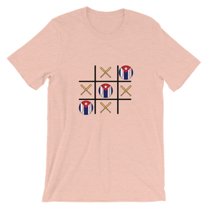 Baseball Winner Game - TTT - Cuba Flag - Short-Sleeve T-Shirt