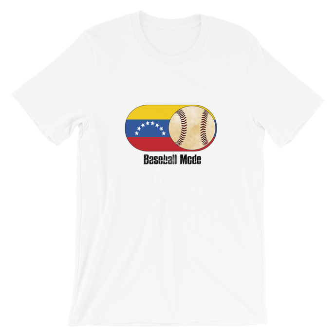 Baseball Mode - Venezuela Flag Dirt Ball - Short-Sleeve T-Shirt